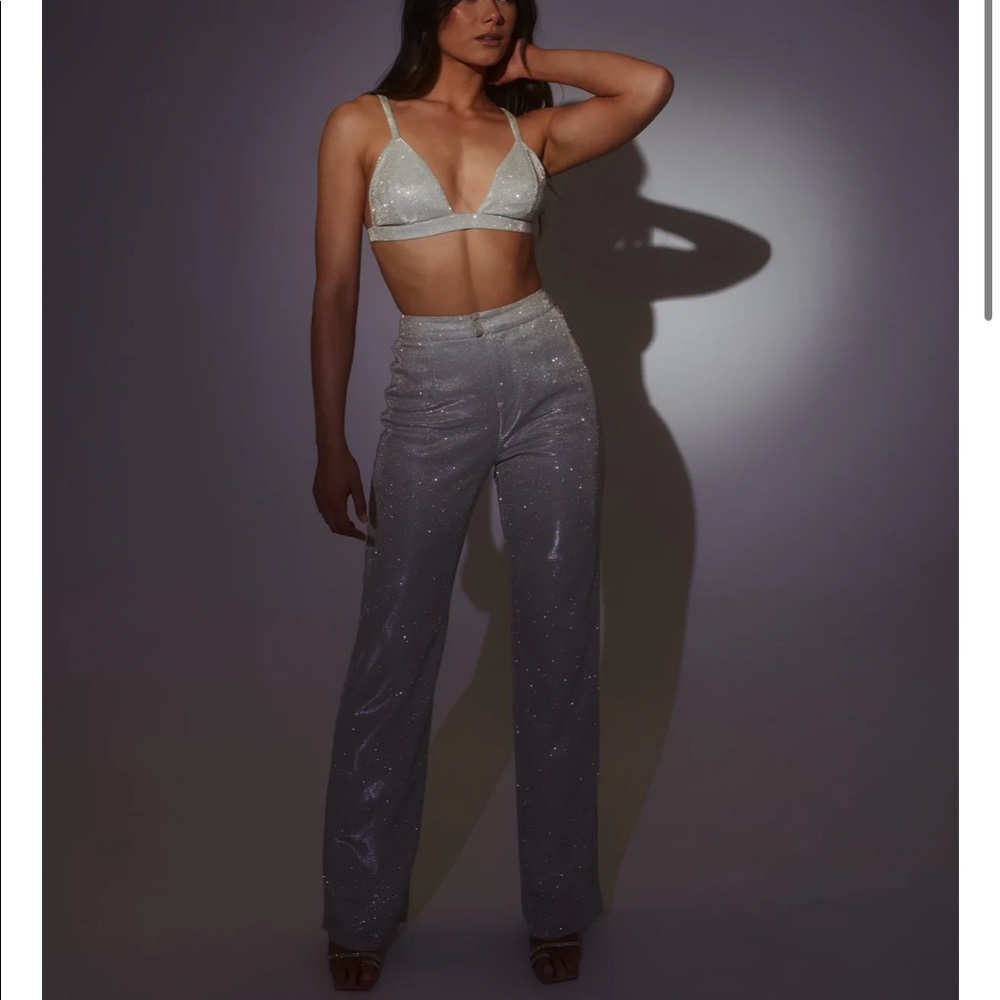 SLA the label gold santorini trousers NWT